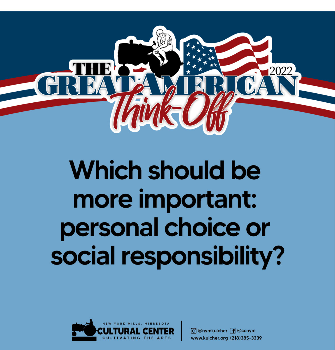 Think-Off Essays Due April 1