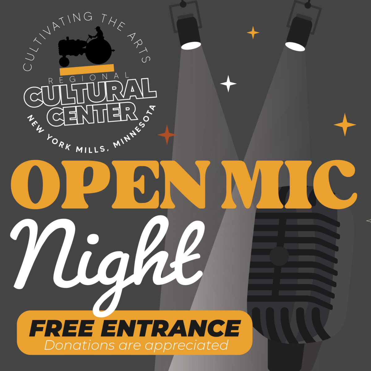Open Mic RETURNS this Fall 2025!
