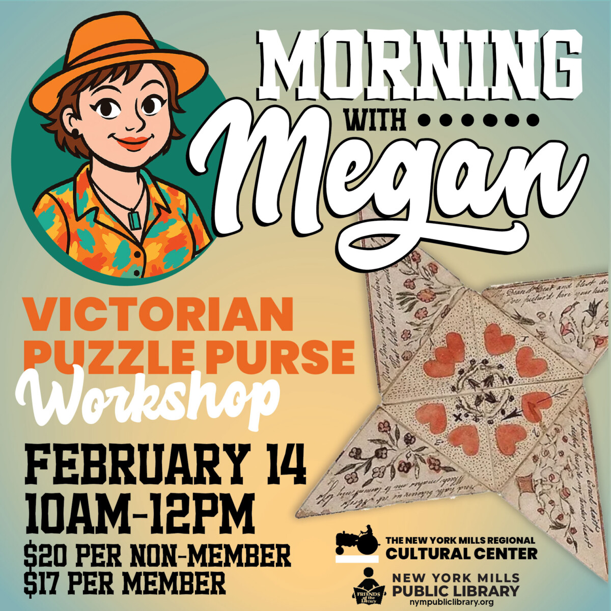 Morning with Megan: Victorian Puzzle Purse Workshop